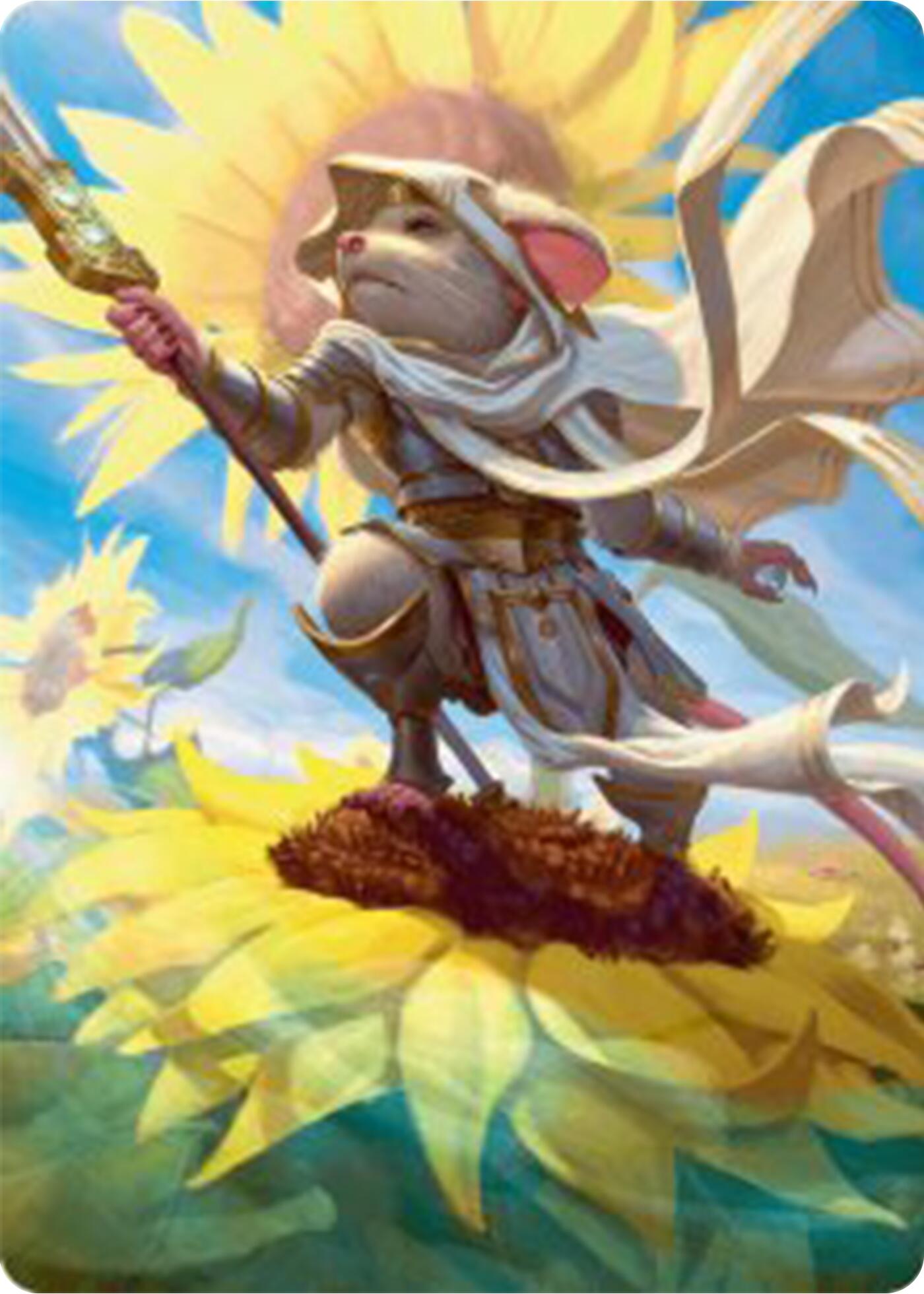 Elspeth, Sun's Champion Art Card [Bloomburrow Art Series] | Boutique FDB TCG