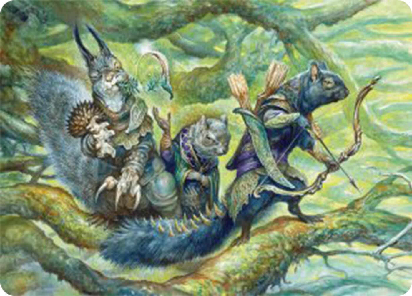 The Odd Acorn Gang Art Card [Bloomburrow Art Series] | Boutique FDB TCG