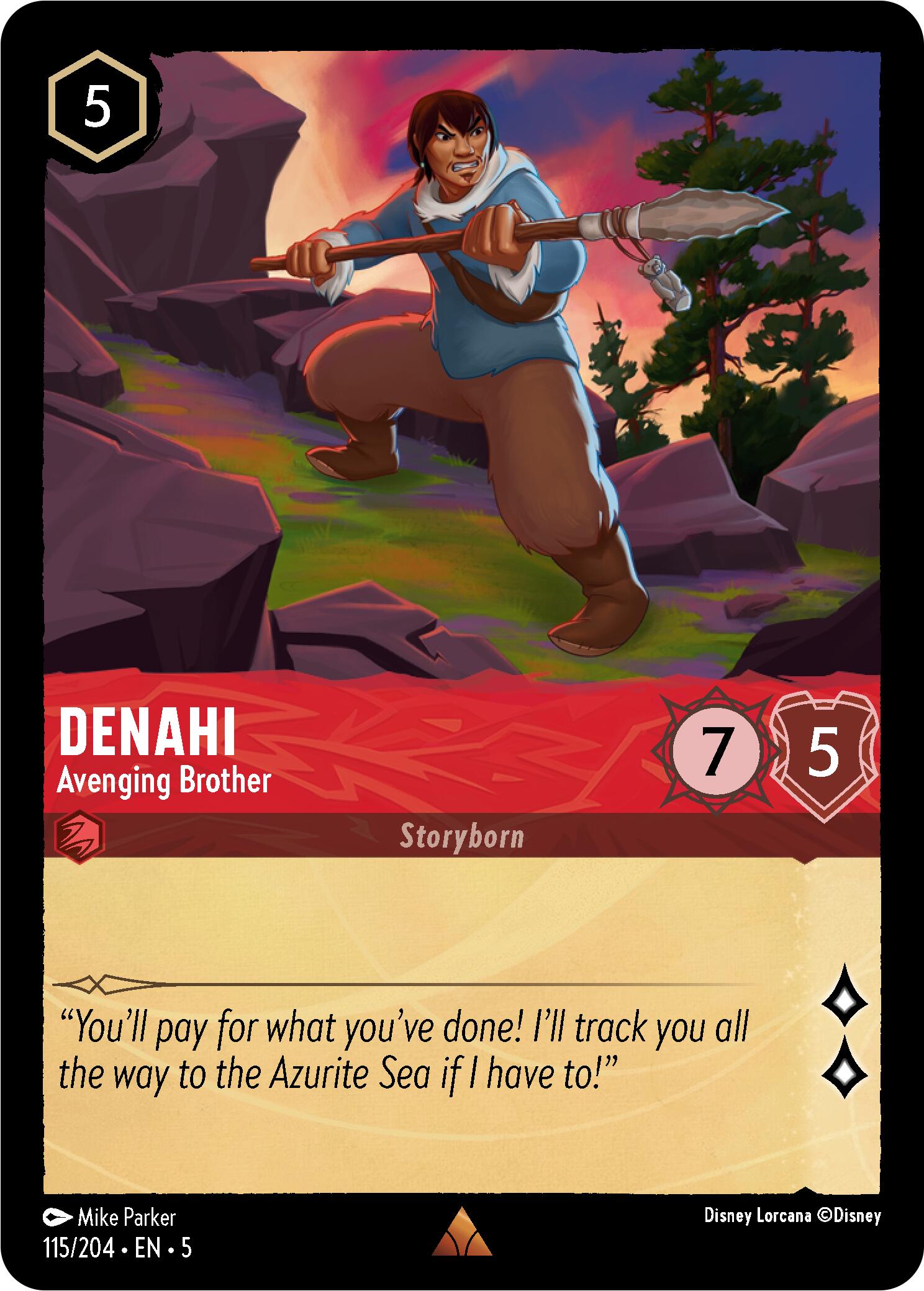 Denahi - Avenging Brother (115/204) [Shimmering Skies] | Boutique FDB TCG