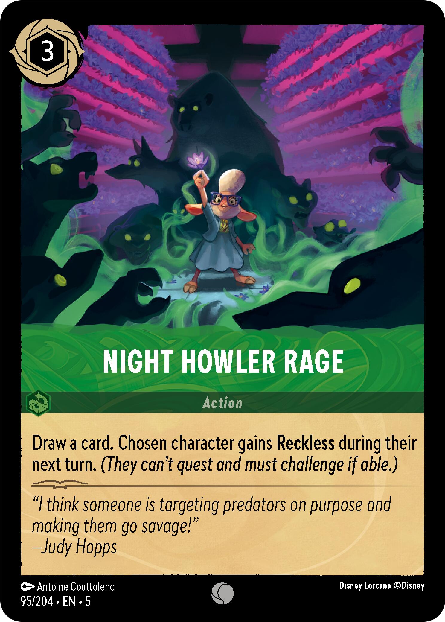 Night Howler Rage (95/204) [Shimmering Skies] | Boutique FDB TCG