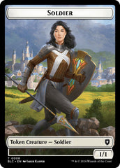 Soldier // Citizen Double-Sided Token [Bloomburrow Commander Tokens] | Boutique FDB TCG