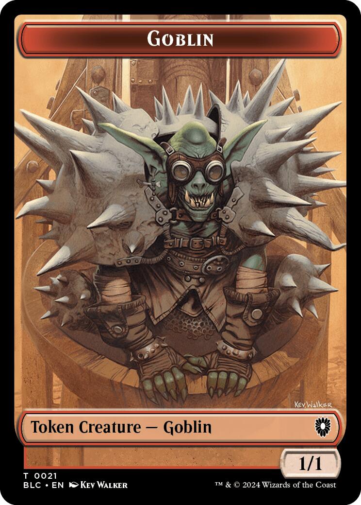 Goblin // Thopter Double-Sided Token [Bloomburrow Commander Tokens] | Boutique FDB TCG