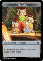 Beast (024) // Treasure Double-Sided Token [Bloomburrow Commander Tokens] | Boutique FDB TCG