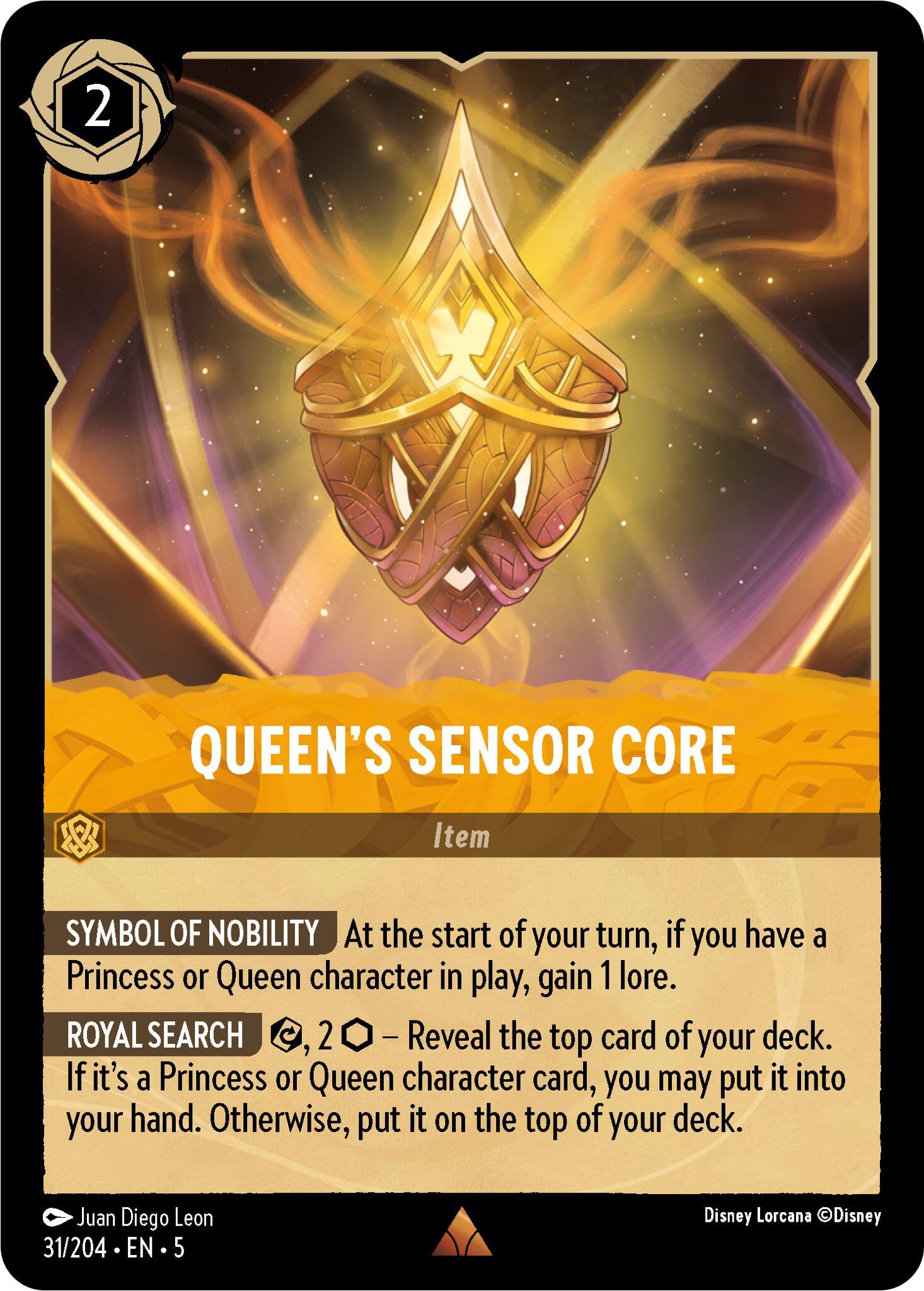 Queen's Sensor Core (31/204) [Shimmering Skies] | Boutique FDB TCG