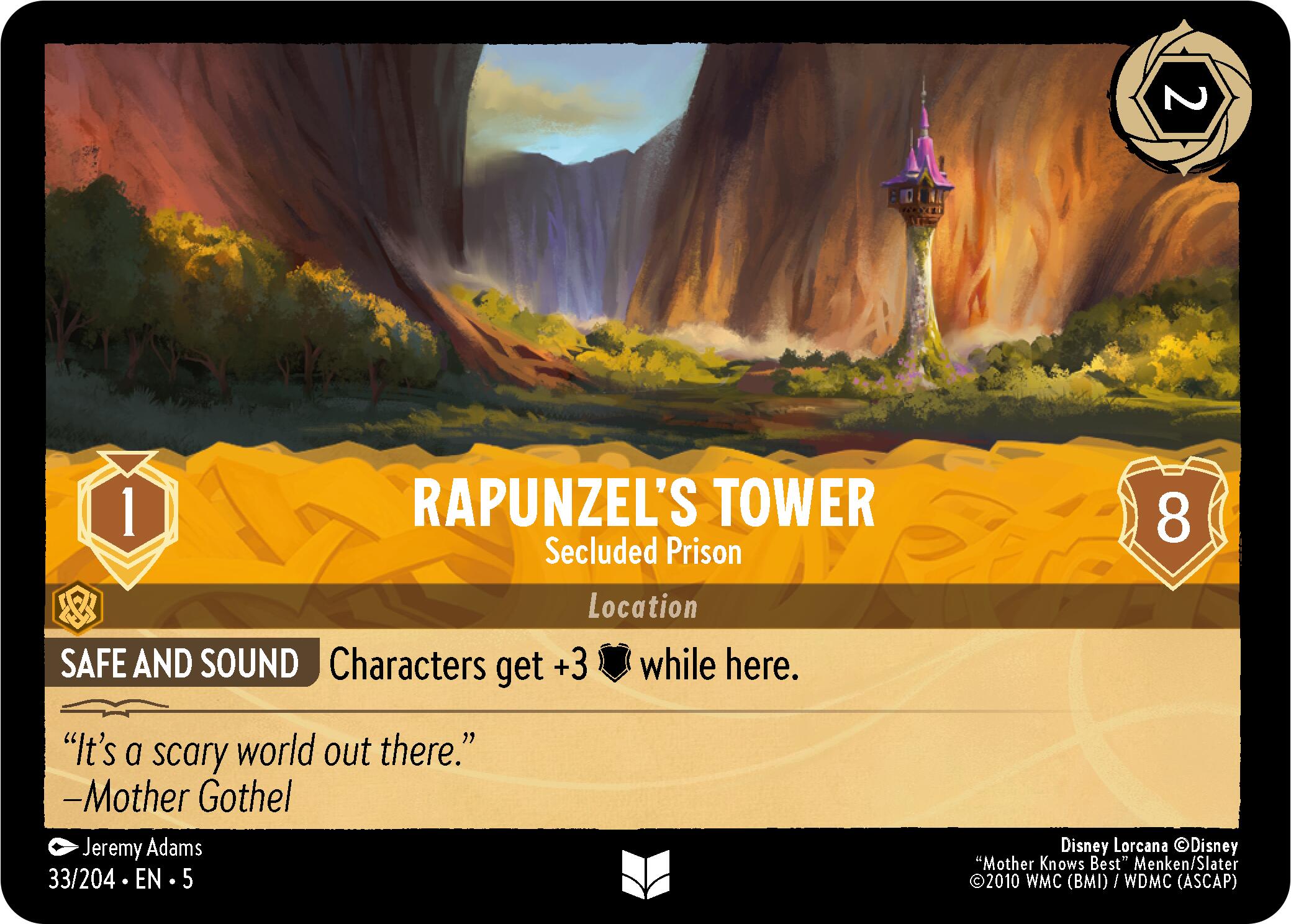 Rapunzel's Tower - Secluded Prison (33/204) [Shimmering Skies] | Boutique FDB TCG