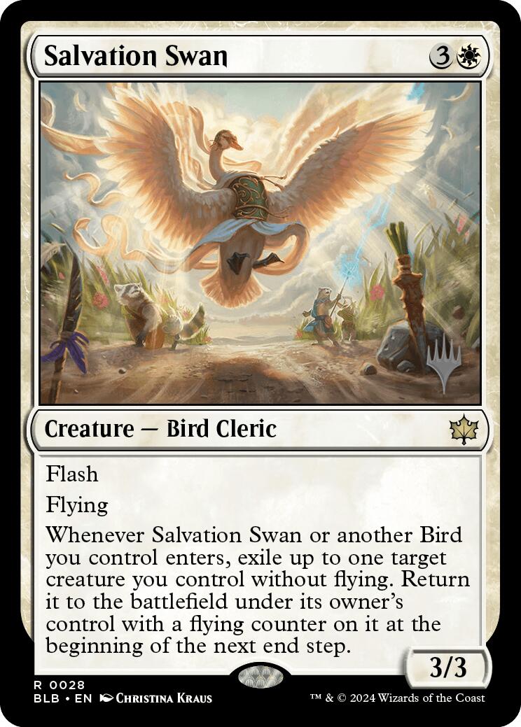 Salvation Swan (Promo Pack) [Bloomburrow Promos] | Boutique FDB TCG