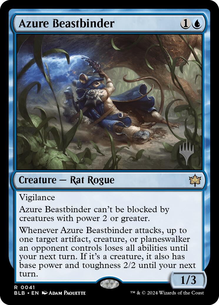 Azure Beastbinder (Promo Pack) [Bloomburrow Promos] | Boutique FDB TCG