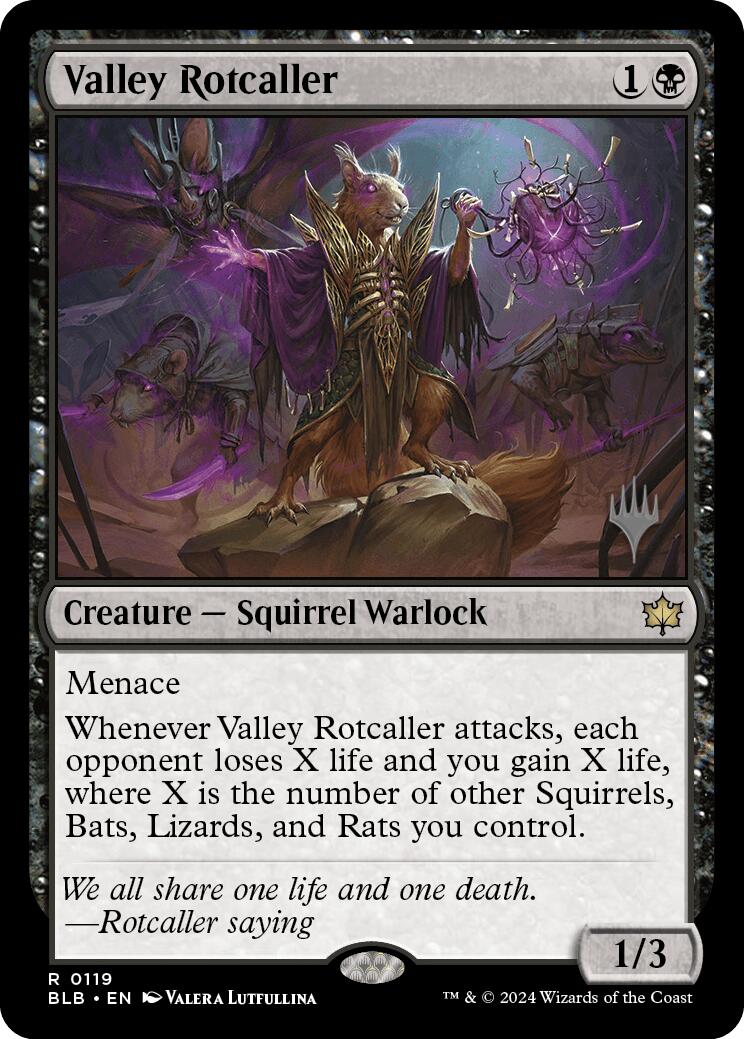 Valley Rotcaller (Promo Pack) [Bloomburrow Promos] | Boutique FDB TCG