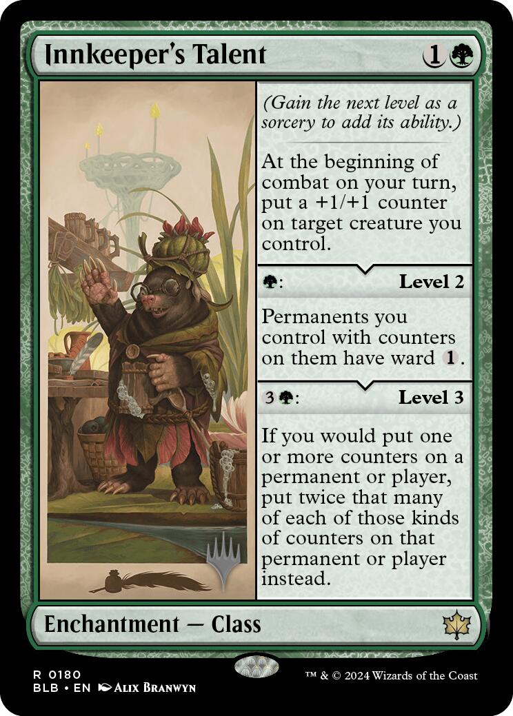 Innkeeper's Talent (Promo Pack) [Bloomburrow Promos] | Boutique FDB TCG