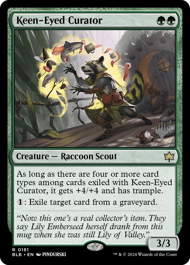 Keen-Eyed Curator (Promo Pack) [Bloomburrow Promos] | Boutique FDB TCG