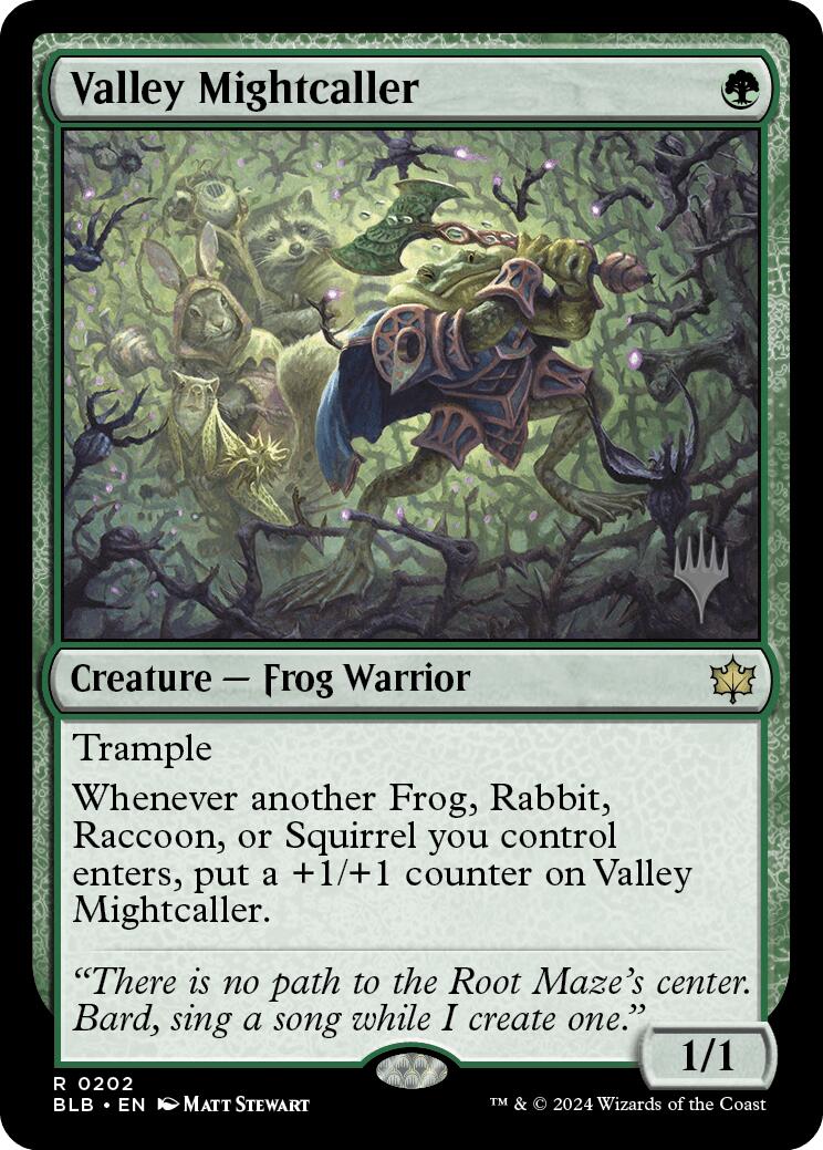 Valley Mightcaller (Promo Pack) [Bloomburrow Promos] | Boutique FDB TCG