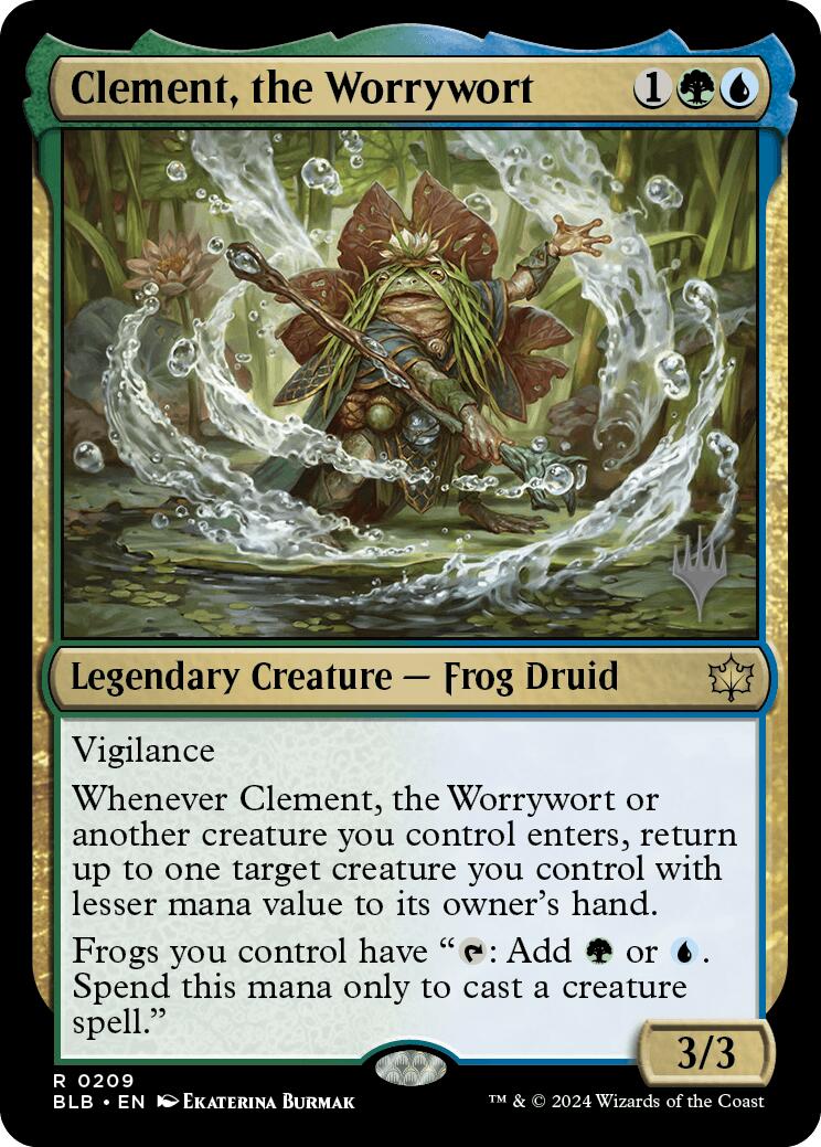 Clement, the Worrywort (Promo Pack) [Bloomburrow Promos] | Boutique FDB TCG