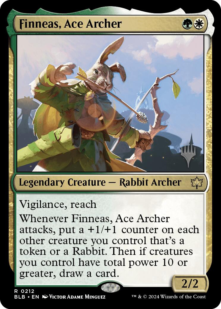 Finneas, Ace Archer (Promo Pack) [Bloomburrow Promos] | Boutique FDB TCG