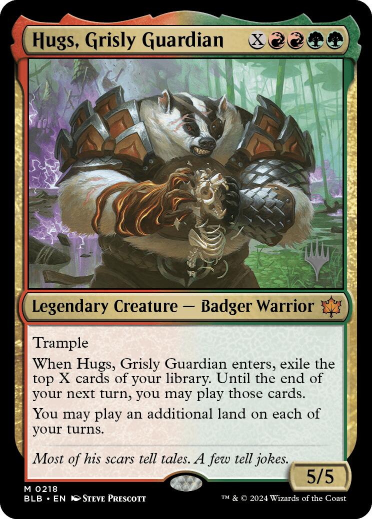 Hugs, Grisly Guardian (Promo Pack) [Bloomburrow Promos] | Boutique FDB TCG