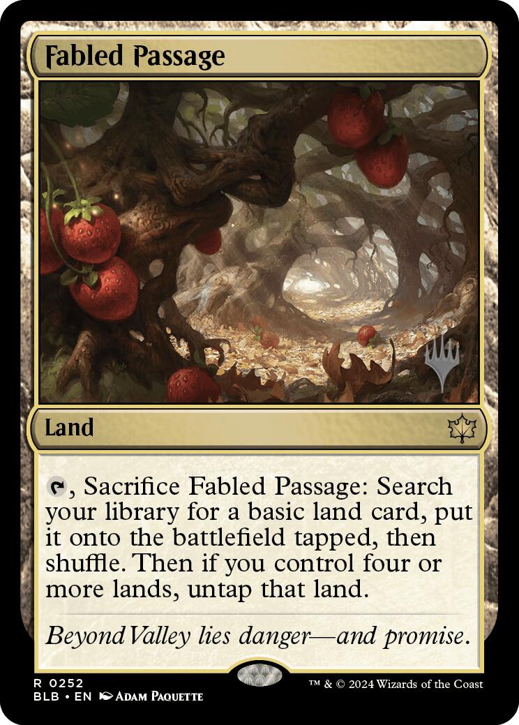 Fabled Passage (Promo Pack) [Bloomburrow Promos] | Boutique FDB TCG