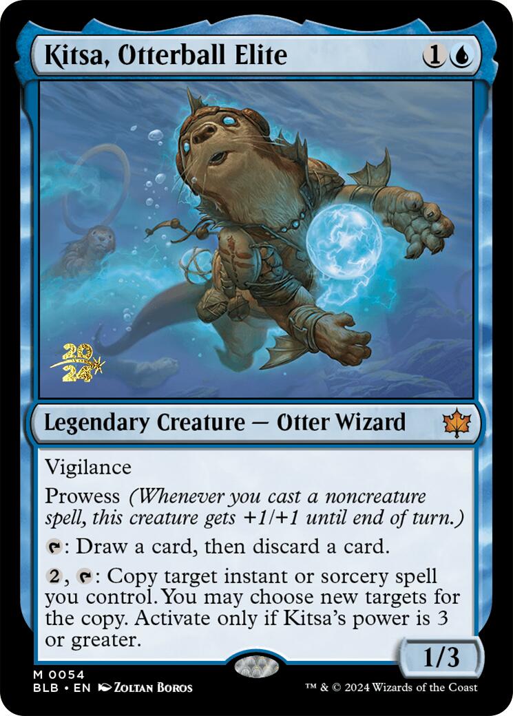 Kitsa, Otterball Elite [Bloomburrow Prerelease Promos] | Boutique FDB TCG