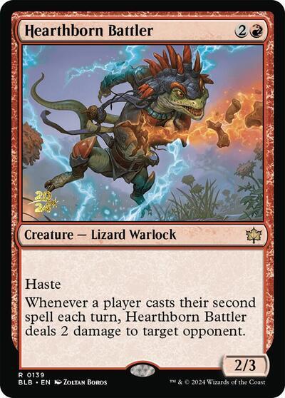 Hearthborn Battler [Bloomburrow Prerelease Promos] | Boutique FDB TCG