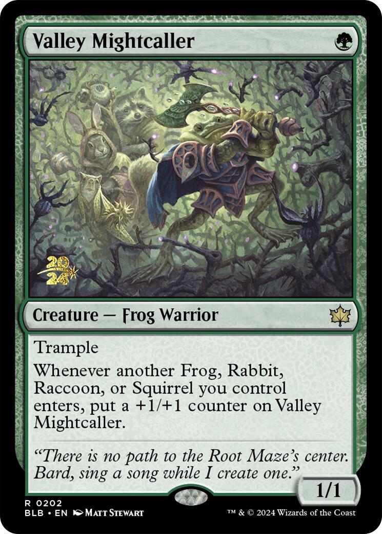 Valley Mightcaller [Bloomburrow Prerelease Promos] | Boutique FDB TCG