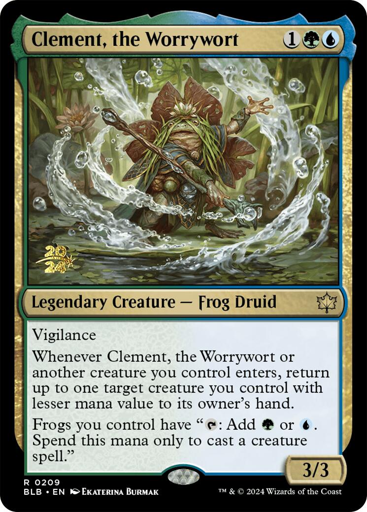 Clement, the Worrywort [Bloomburrow Prerelease Promos] | Boutique FDB TCG