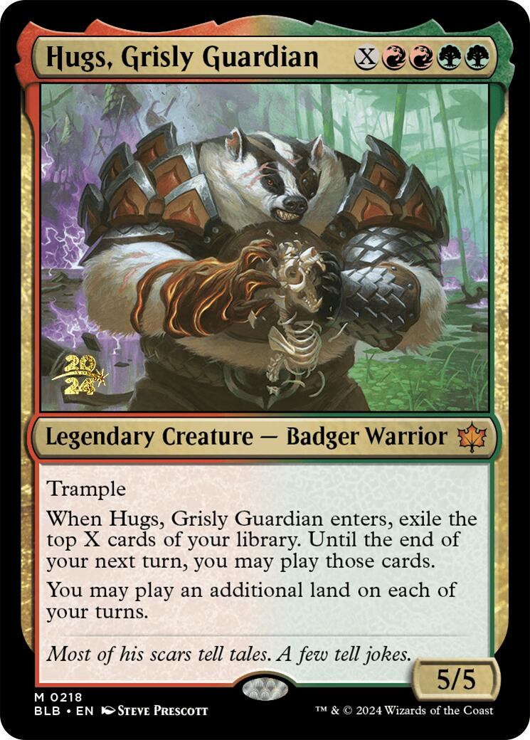 Hugs, Grisly Guardian [Bloomburrow Prerelease Promos] | Boutique FDB TCG