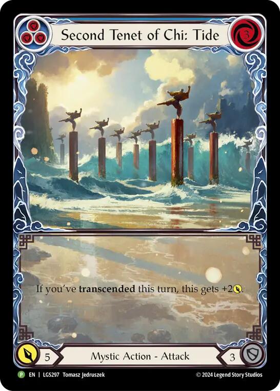 Second Tenet of Chi: Tide [LGS297] (Promo)  Rainbow Foil | Boutique FDB TCG