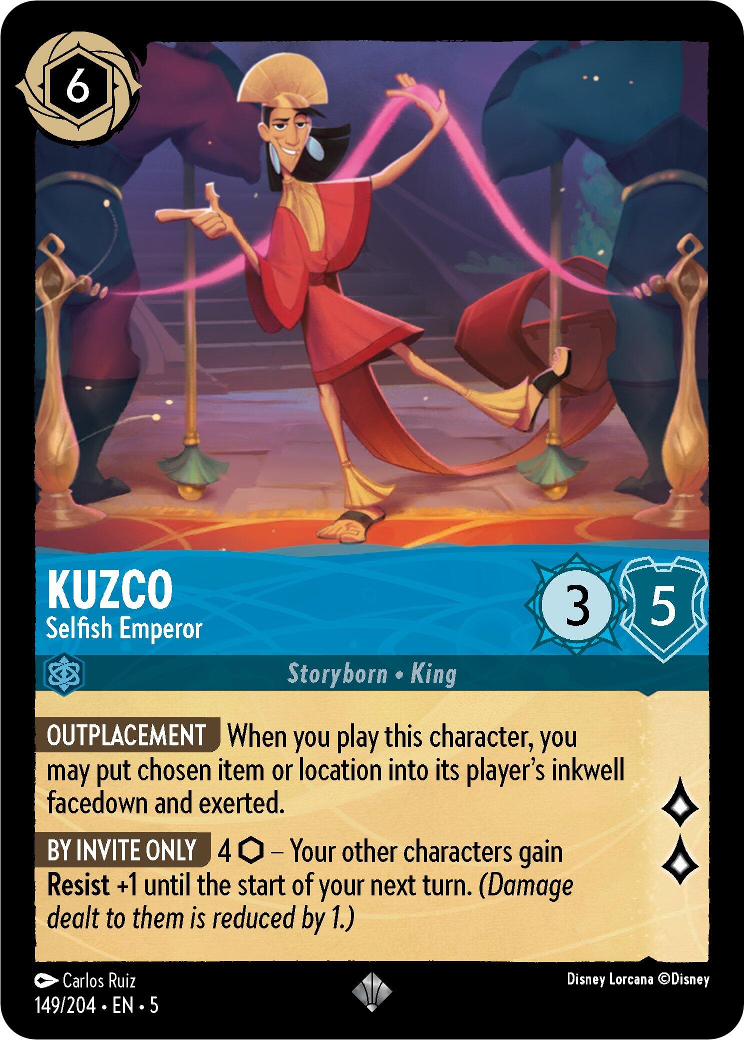 Kuzco - Selfish Emperor (149/204) [Shimmering Skies] | Boutique FDB TCG