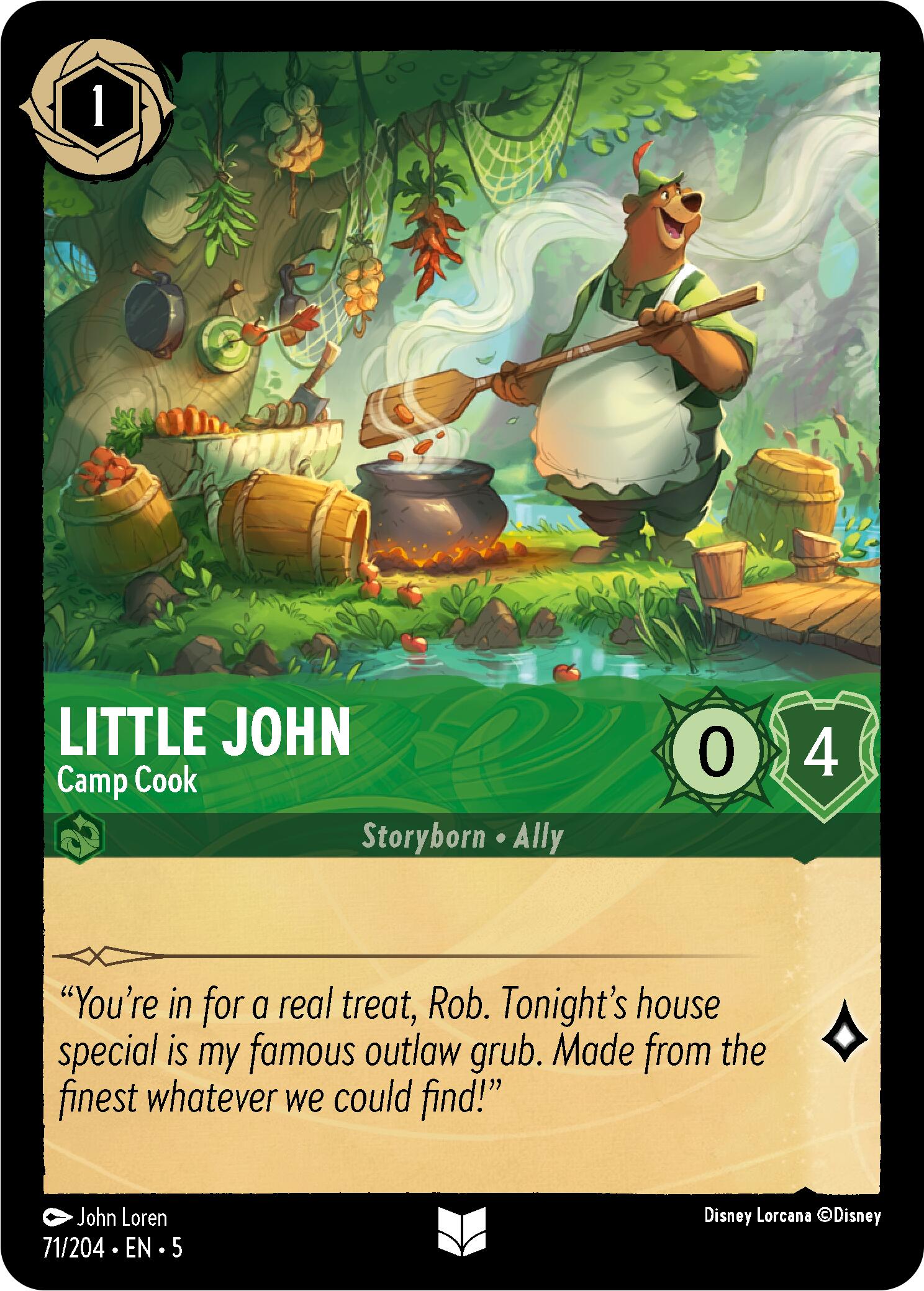 Little John - Camp Cook (71/204) [Shimmering Skies] | Boutique FDB TCG