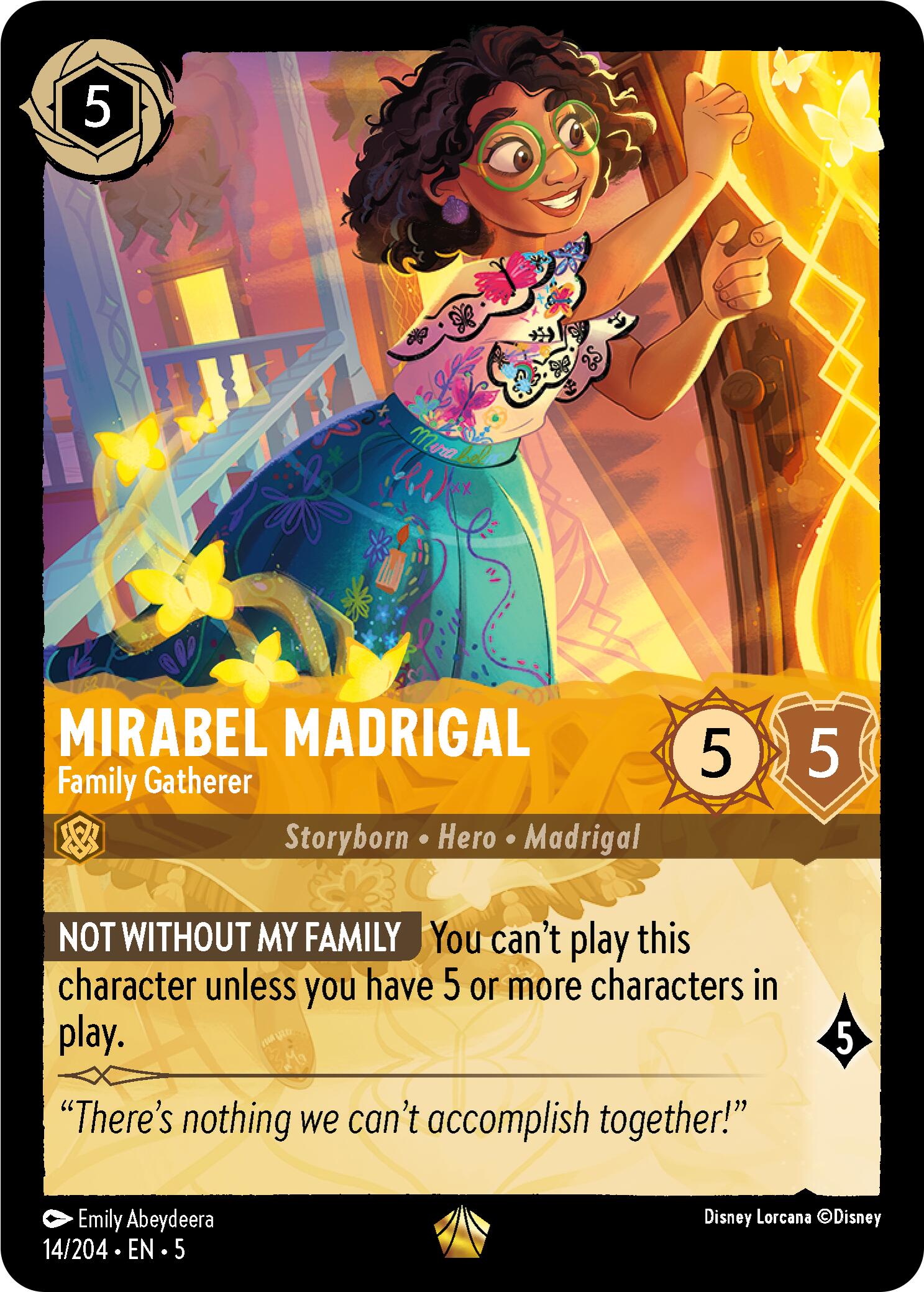 Mirabel Madrigal - Family Gatherer (14/204) [Shimmering Skies] | Boutique FDB TCG