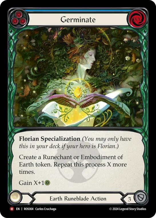 Germinate [ROS004] (Rosetta)  Rainbow Foil | Boutique FDB TCG