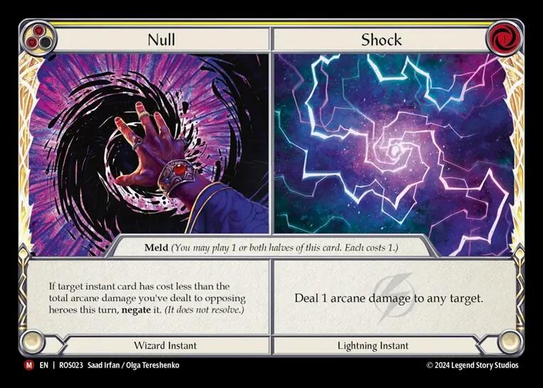 Null // Shock [ROS023] (Rosetta)  Rainbow Foil | Boutique FDB TCG