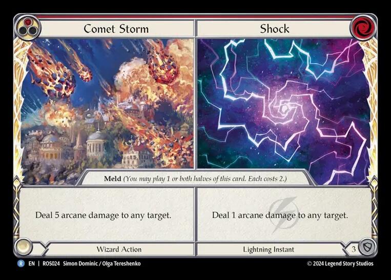 Comet Storm // Shock [ROS024] (Rosetta) | Boutique FDB TCG