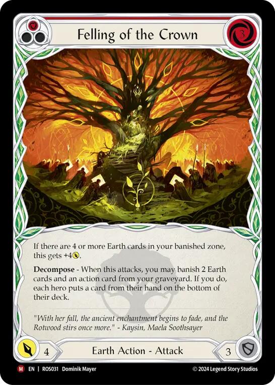 Felling of the Crown [ROS031] (Rosetta) | Boutique FDB TCG