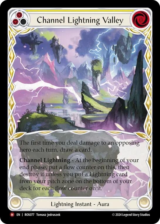 Channel Lightning Valley [ROS077] (Rosetta)  Rainbow Foil | Boutique FDB TCG