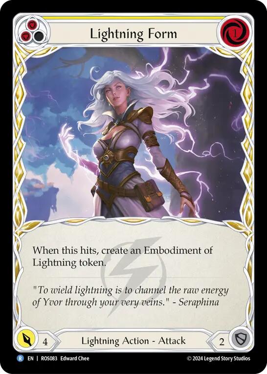 Lightning Form (Yellow) [ROS083] (Rosetta) | Boutique FDB TCG