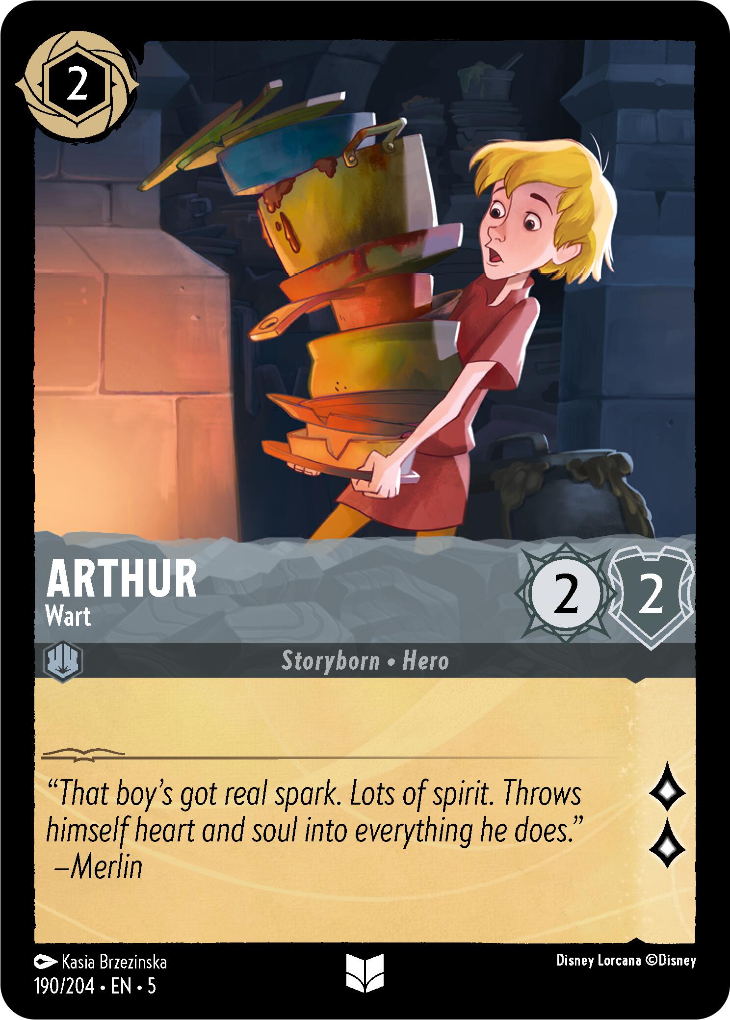 Arthur - Wart (190/204) [Shimmering Skies] | Boutique FDB TCG