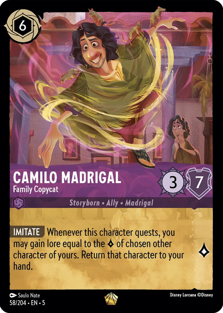 Camilo Madrigal - Family Copycat (58/204) [Shimmering Skies] | Boutique FDB TCG