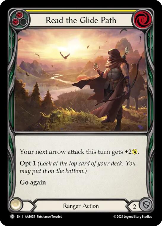 Read the Glide Path (Yellow) [AAZ025] (Armory Deck: Azalea) | Boutique FDB TCG