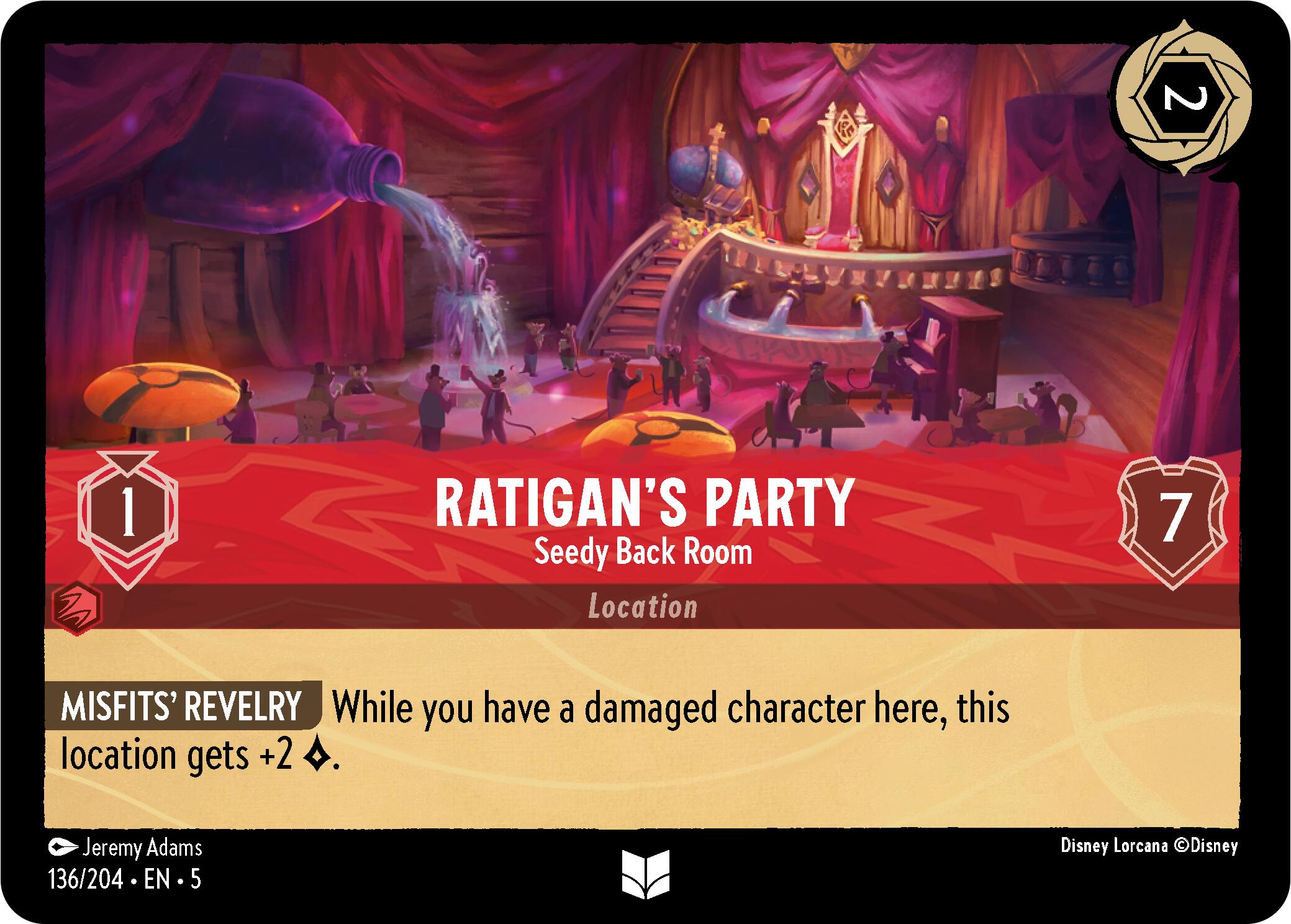 Ratigan's Party - Seedy Back Room (136/204) [Shimmering Skies] | Boutique FDB TCG