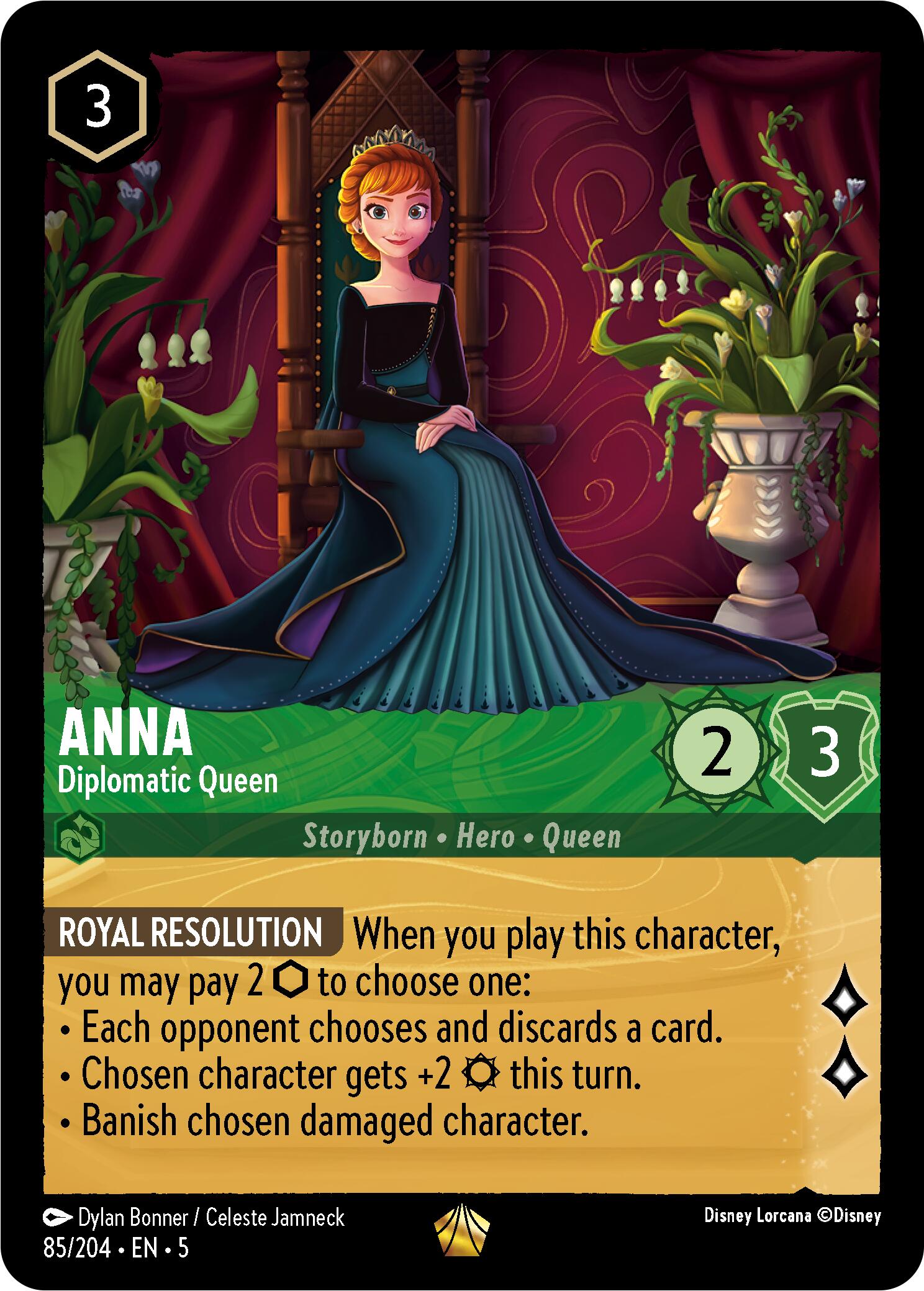 Anna - Diplomatic Queen (85/204) [Shimmering Skies] | Boutique FDB TCG