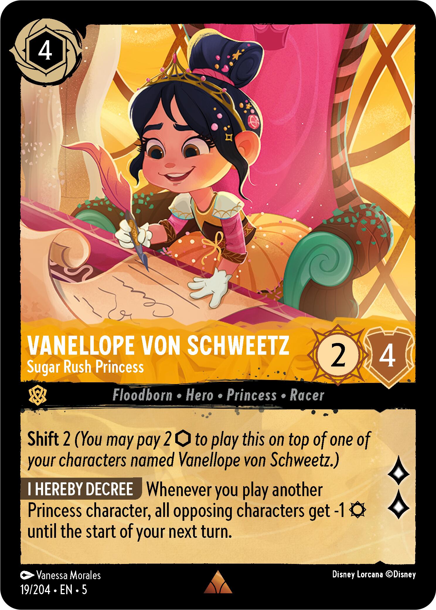 Vanellope von Schweetz - Sugar Rush Princess (19/204) [Shimmering Skies] | Boutique FDB TCG