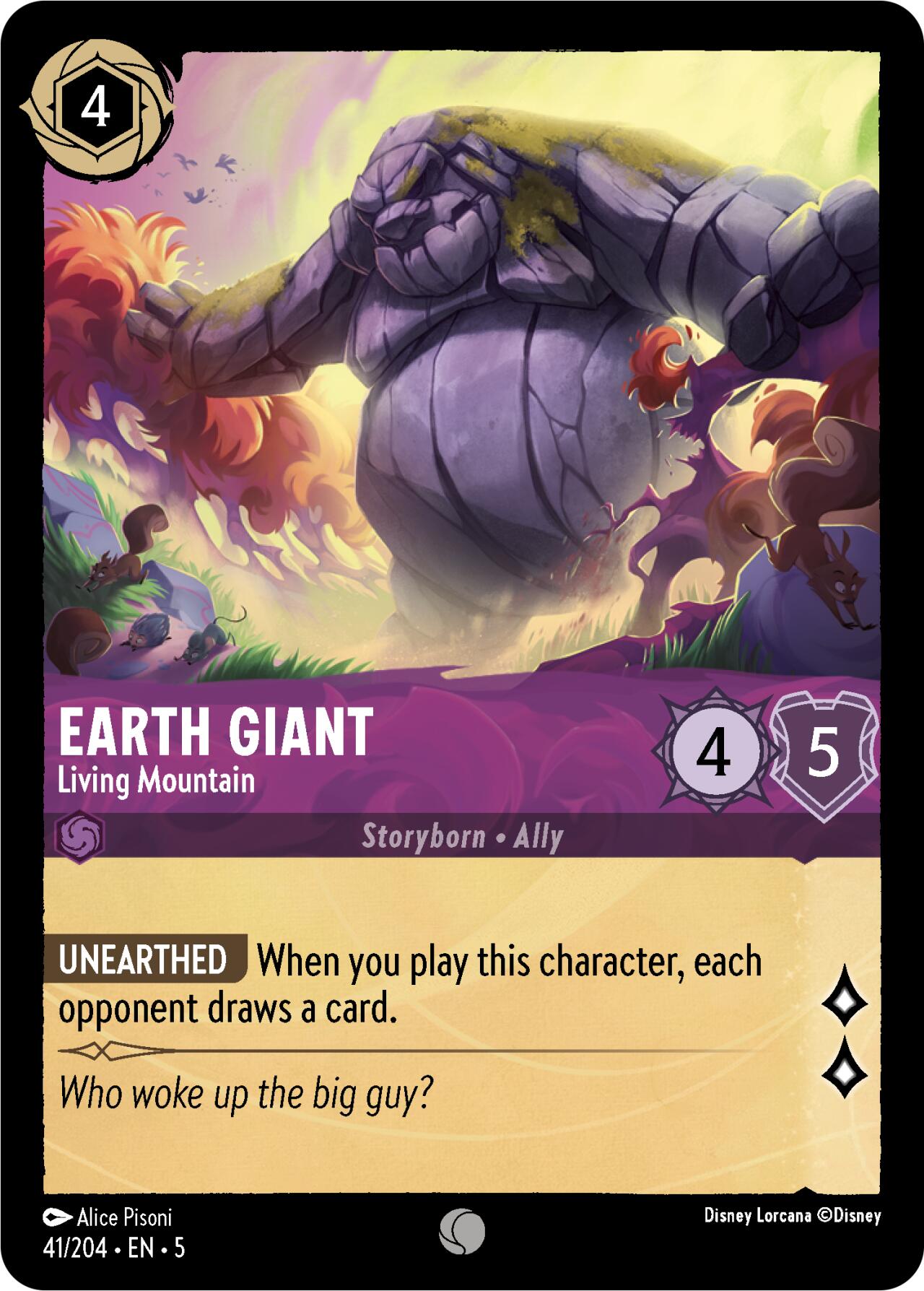 Earth Giant - Living Mountain (41/204) [Shimmering Skies] | Boutique FDB TCG