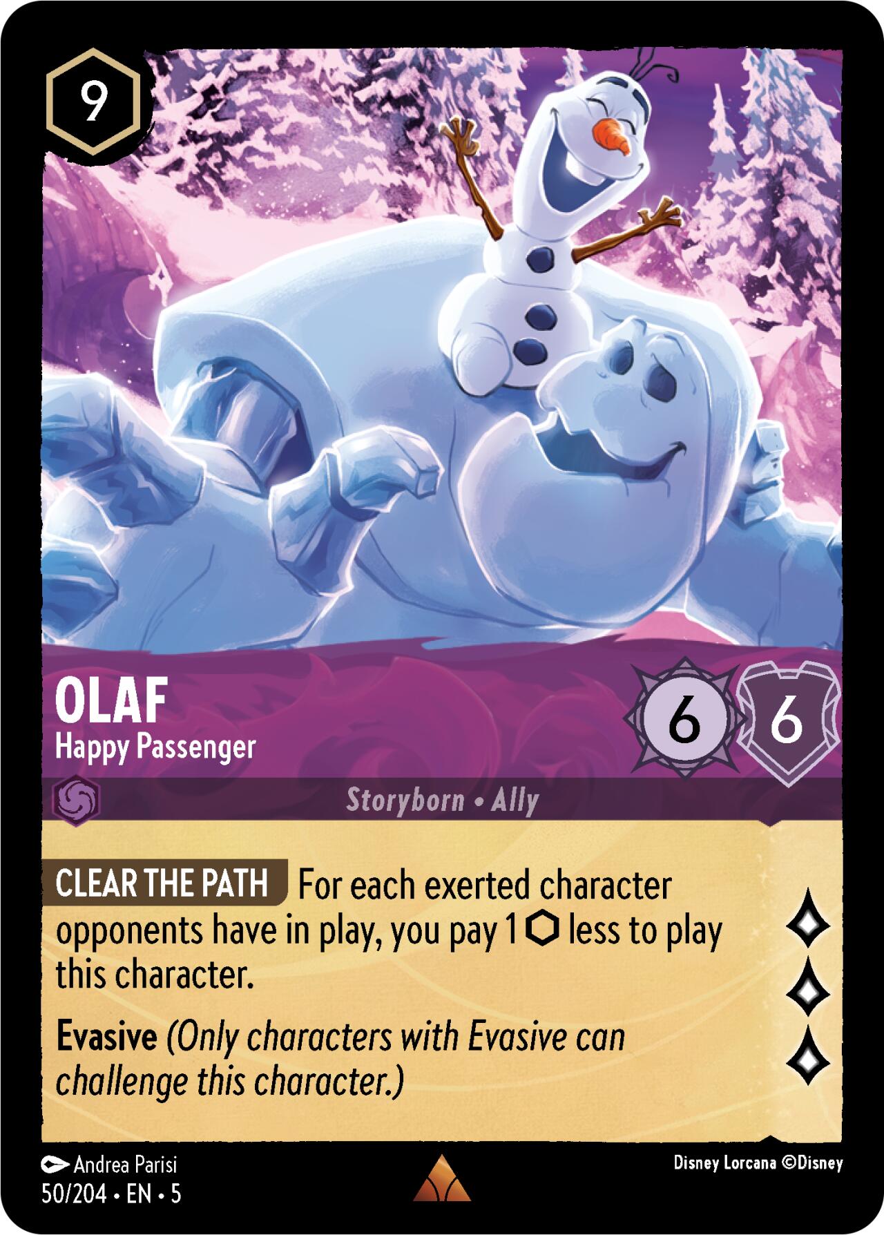 Olaf - Happy Passenger (50/204) [Shimmering Skies] | Boutique FDB TCG