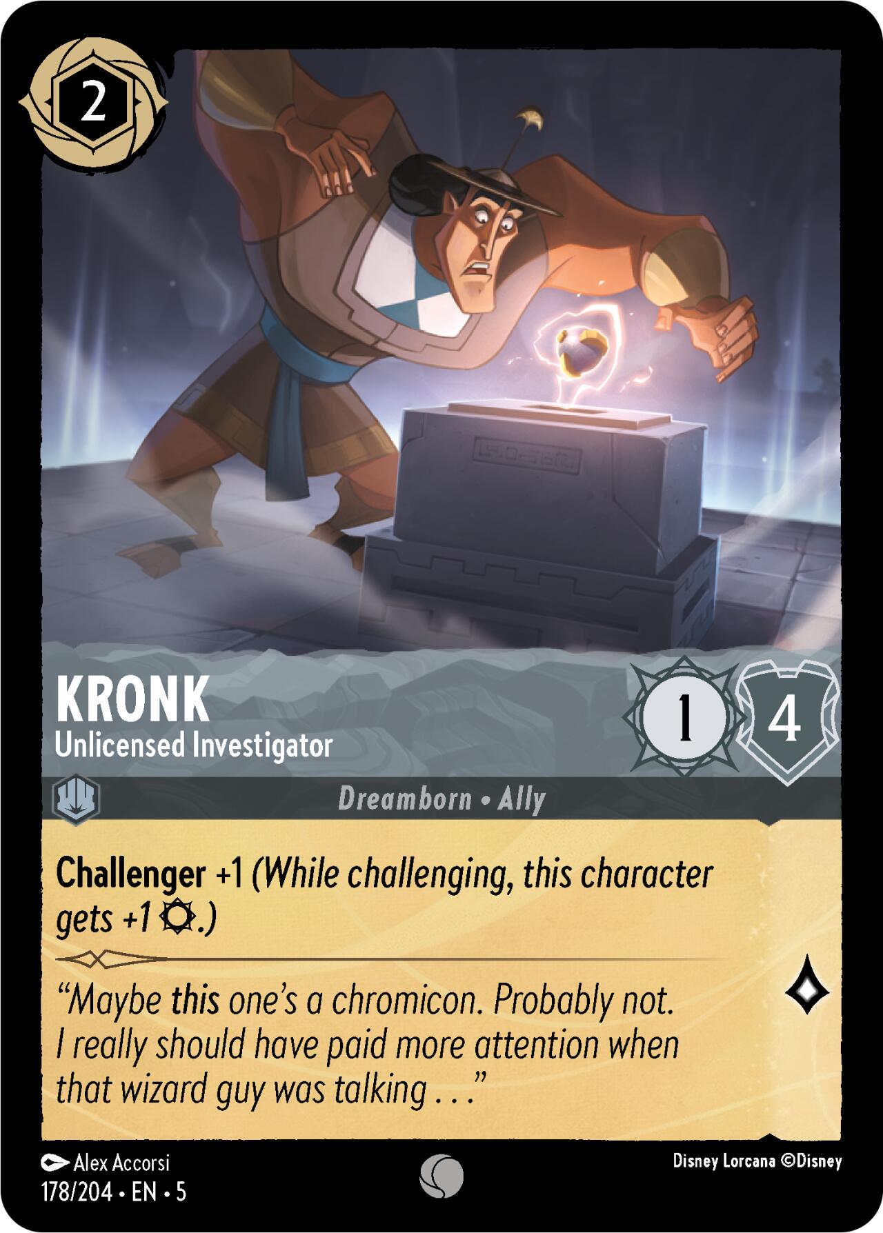 Kronk - Unlicensed Investigator (178/204) [Shimmering Skies] | Boutique FDB TCG