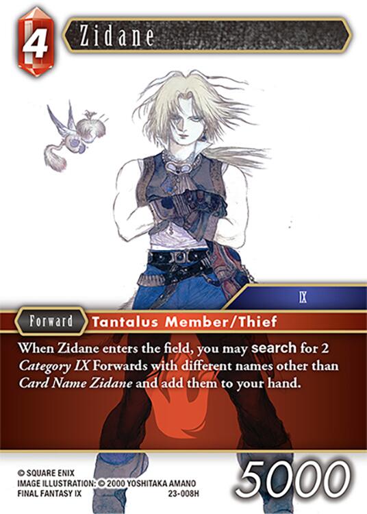 Zidane [Hidden Trials] | Boutique FDB TCG