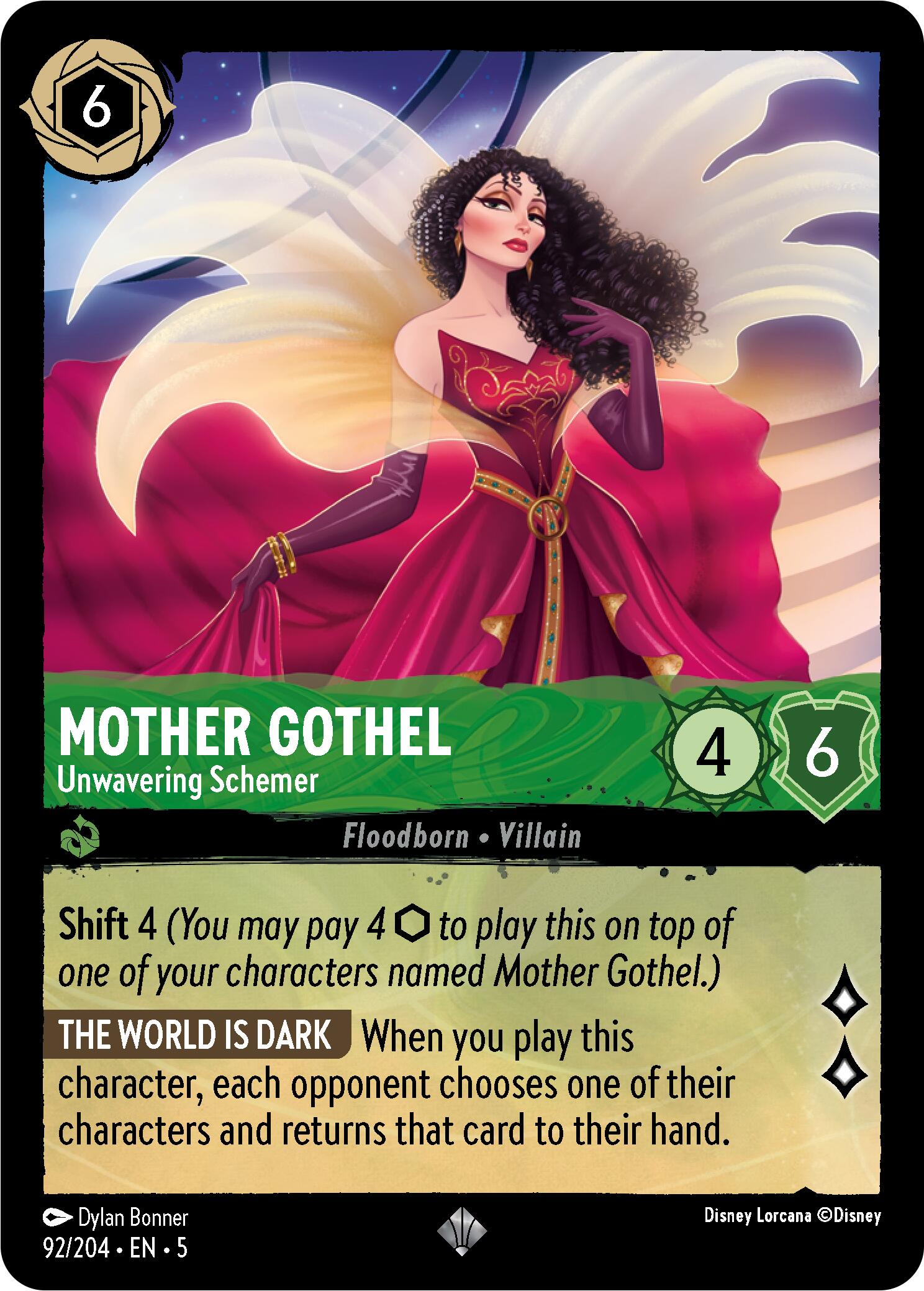 Mother Gothel - Unwavering Schemer (92/204) [Shimmering Skies] | Boutique FDB TCG