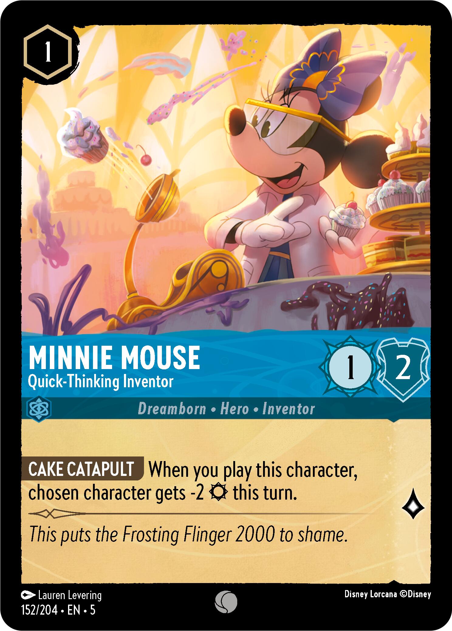 Minnie Mouse - Quick-Thinking Inventor (152/204) [Shimmering Skies] | Boutique FDB TCG