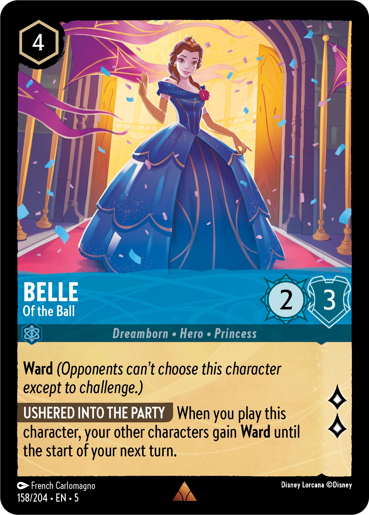 Belle - Of the Ball (158/204) [Shimmering Skies] | Boutique FDB TCG