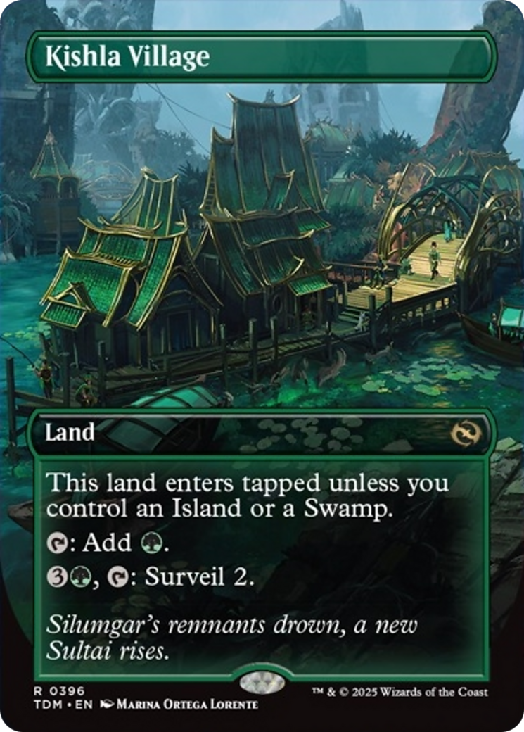 Kishla Village (Borderless) [Tarkir: Dragonstorm] | Boutique FDB TCG