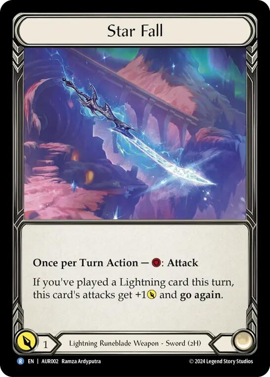 Star Fall [AUR002] (1st Strike) | Boutique FDB TCG