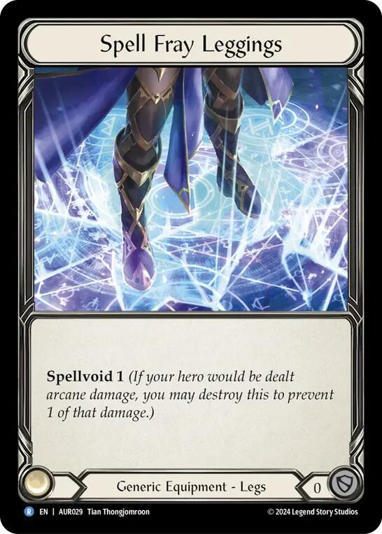 Spell Fray Leggings [AUR029] (1st Strike) | Boutique FDB TCG